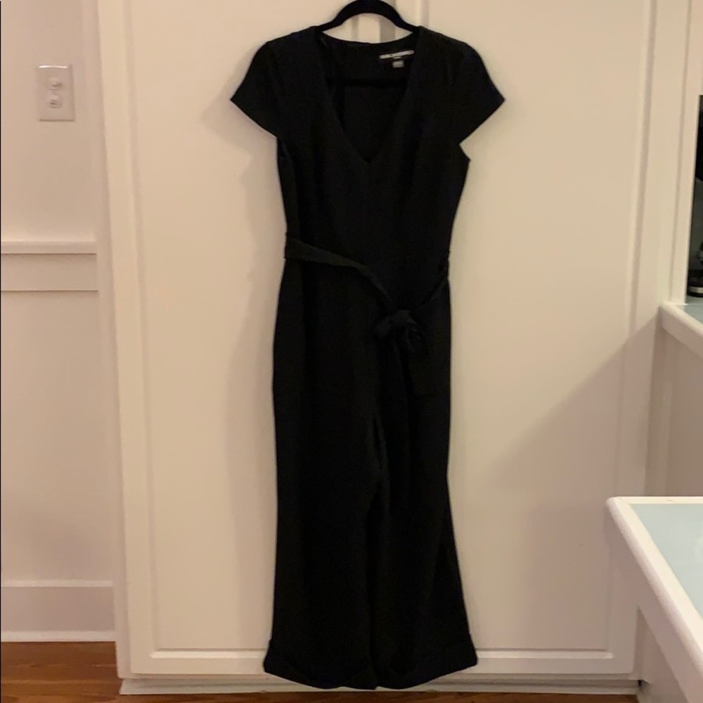 Karl Lagerfeld formal romper w/ pearl buttons